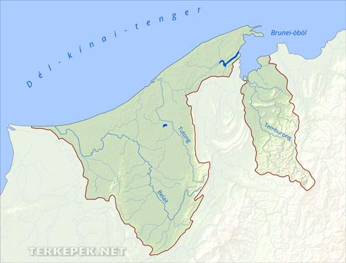 Brunei vízrajza